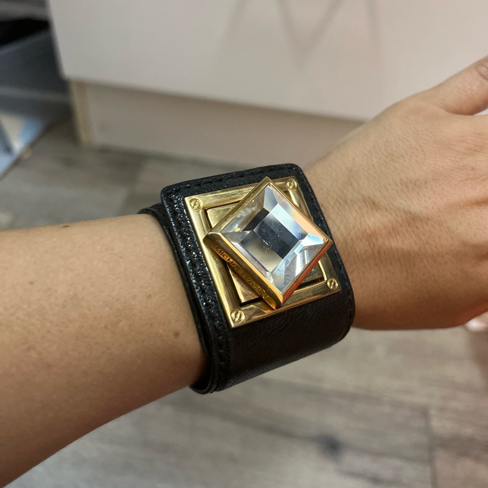 Michael Kors Leather & Gold Bracelet - Picture 4 of 7